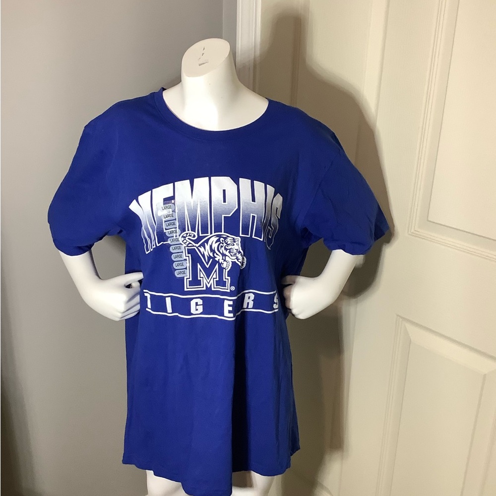 Men Large Memphis Tigers Colosseum Short Sleeve Shirt